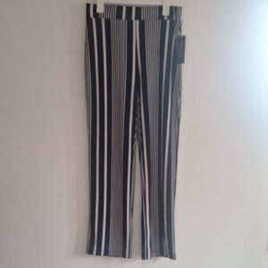 NYC Monochrome Striped Trousers